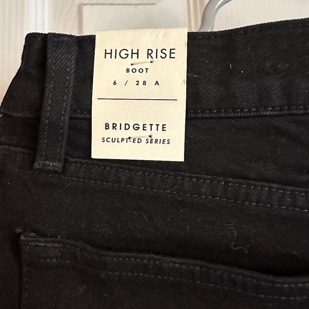 NWT lucky brand high rise black jeans